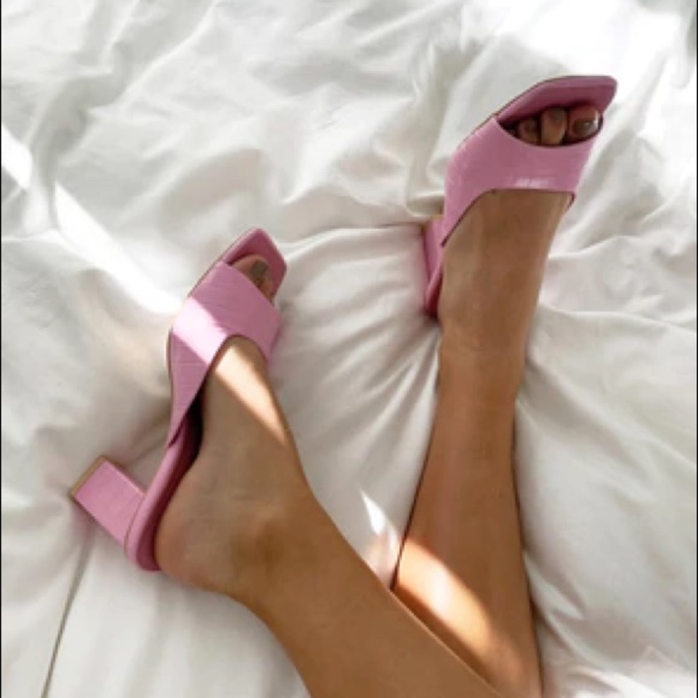 Princess Polly pink Clair de lune heels